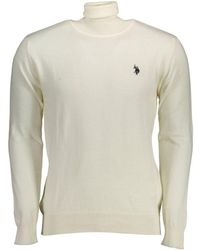 U.S. POLO ASSN. - Witte Katoenen Trui - Lyst