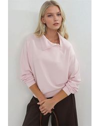 Busem - Relaxed Fit Zipper Collar Sweatshirt - Lyst