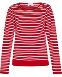 Usha - Jumper Rood Wit - Lyst