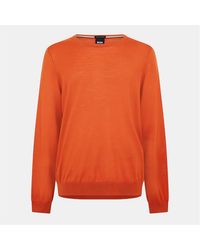 BOSS - Leno-P Trui (Donker) - Lyst