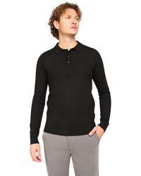 SOLUTION - Trui Ralf Polo Knit - Lyst