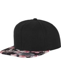 Flexfit - "Classic Pro-Style" Snapback Mütze (Schwarz/Rot) - Lyst