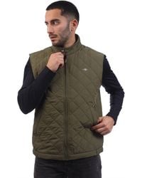GANT - Weste Für Herren, Gesteppt - Lyst