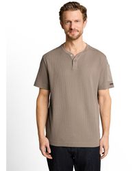 Tom Tailor - Structured Serafino T-Shirt - Lyst