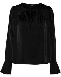 Vero Moda - Vmmary Ls String Top Wvn Ga - Lyst