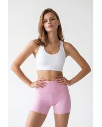 MixRay - High-Waist Skinny Cycling Shorts - Lyst