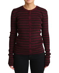 Dolce & Gabbana - Metallic Striped Cardigan Tsh5774 - Lyst