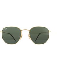 Ray-Ban - Sunglasses Hexagonal 3548N 001 Metal - Lyst