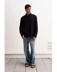 Giesto - Cotton Oversized Button-Up Shirt - Lyst