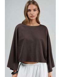 Busem - Losse Fit Bootnek Blouse - Lyst