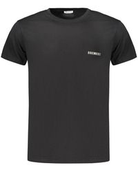 Bikkembergs - Zwarte Katoenen T-Shirt - Lyst