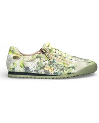 Laura Vita - Tivanao-05 Floral Leather Trainers Zip Sneaker Shoes - Lyst