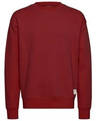 Solid - Solid Solid Sdlenz Crew Sw 21107419 Scarlet Sage - Lyst
