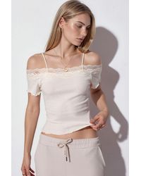 Busem - Ribbed Cotton Square-Neck Cami Top - Lyst