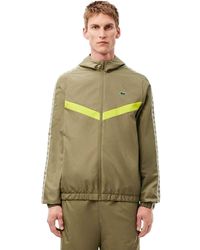 Lacoste - Trainingsjas Met Monogram Groen) - Lyst