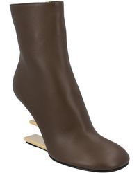 Fendi - First Heeled Ankle Boots - Lyst