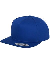 Flexfit - "Classic" Snapback Mütze 5 Segmente (Königsblau) - Lyst