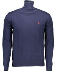 U.S. POLO ASSN. - Blauwe Katoenen Trui - Lyst