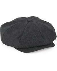 BEECHFIELD® - Schirmmütze Melton Baker Boy (Anthrazit Meliert) - Lyst