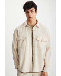 Grimelange - Long Sleeve Shirt Collar Overshirt - Lyst