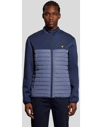 Lyle & Scott - Sports Hybrid Fleece Jacket - Lyst