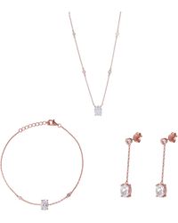 Orphelia - 'Elodie' 925 Sterling Set: Chain + Bracelet + Earrings - Lyst