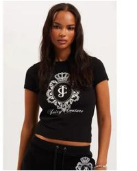 Juicy Couture - Heritage Cret Fitted T-Hirt - Lyst