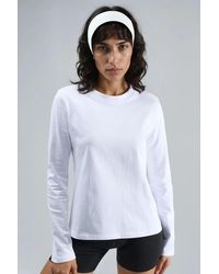 Busem - Long Sleeve Crew Neck Basic Blouse - Lyst