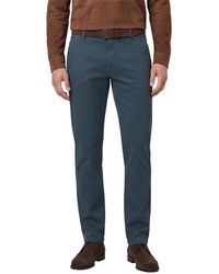 Meyer - Broek Chicago Wit Effen Katoen - Lyst