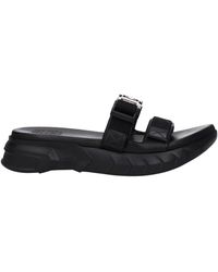 Givenchy - Buckle Strap Lederen Sandalen - Lyst