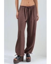 Busem - Elastic Waist Pants With Tie Detail - Lyst