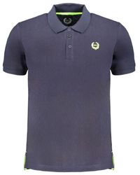 Gianmarco Venturi - Blauwe Katoenen Polo Shirt - Lyst