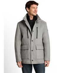 Tom Tailor - Wool Jacket With Stand-Up - Lyst