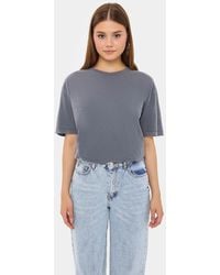 Hiccup - Relaxed Fit Short Sleeve Round Neck T-Shirt - Lyst
