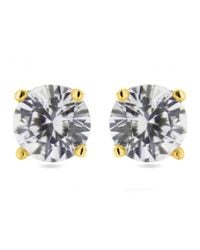 Luxenter - Ohrringe Sterling 925 Mit Rhodiniertem Brillant Zirkonia - Lyst