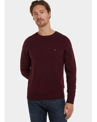 Tommy Hilfiger - Pullover Lambswool Crew Neck Mw0Mw36535/Tvy - Lyst