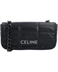 Celine - Celine Matelasse Chain Shoulder Bag Quilted Goat Leather - Lyst