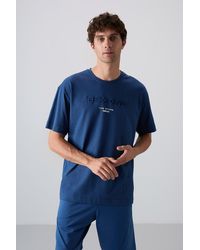 TOMMY LIFE - Oversized Cotton- Logo T-Shirt - Lyst