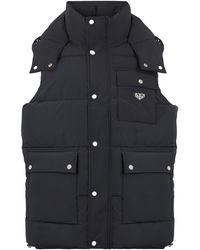 Philipp Plein - Nylon Puffer Vest Gothic Plein - Lyst