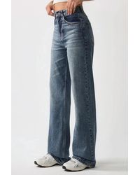 Hiccup - Normal Waist Straight Leg Denim Jeans - Lyst