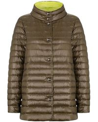 Herno - Ultralight Omkeerbare A Line Down-jas - Lyst