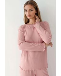 Hiccup - Cozy Relaxed Fit Long Sleeve Pijama Set - Lyst