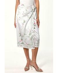 Hiccup - Satin Wrap Skirt - Lyst