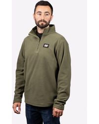 Caterpillar - Microfleece Quarter Zip - Lyst