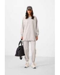TOMMY LIFE - Oversized Fleece Sweatshirt And Pants Set - Lyst