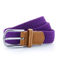 Asquith & Fox - Woven Braid Stretch Belt - Lyst