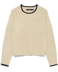 Vero Moda - Vmaquarius Ls O-Neck Raglan Pullover Bf - Lyst