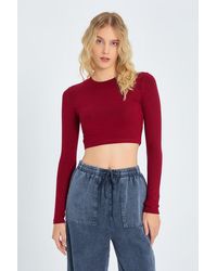 MixRay - Basic Crop Top - Lyst