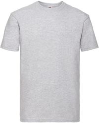 Fruit Of The Loom - Adult Super Premium T-Shirt (Heather) - Lyst