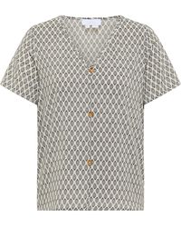 Usha - Label Blouse Shirt Lynnea - Lyst